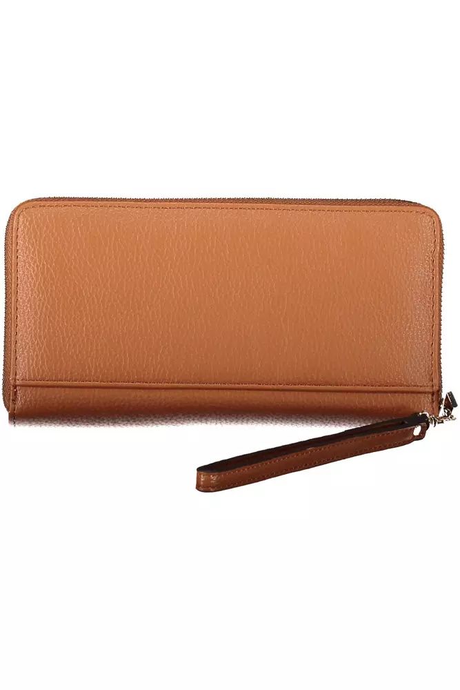 Guess Jeans Brown Polyethylene Wallet