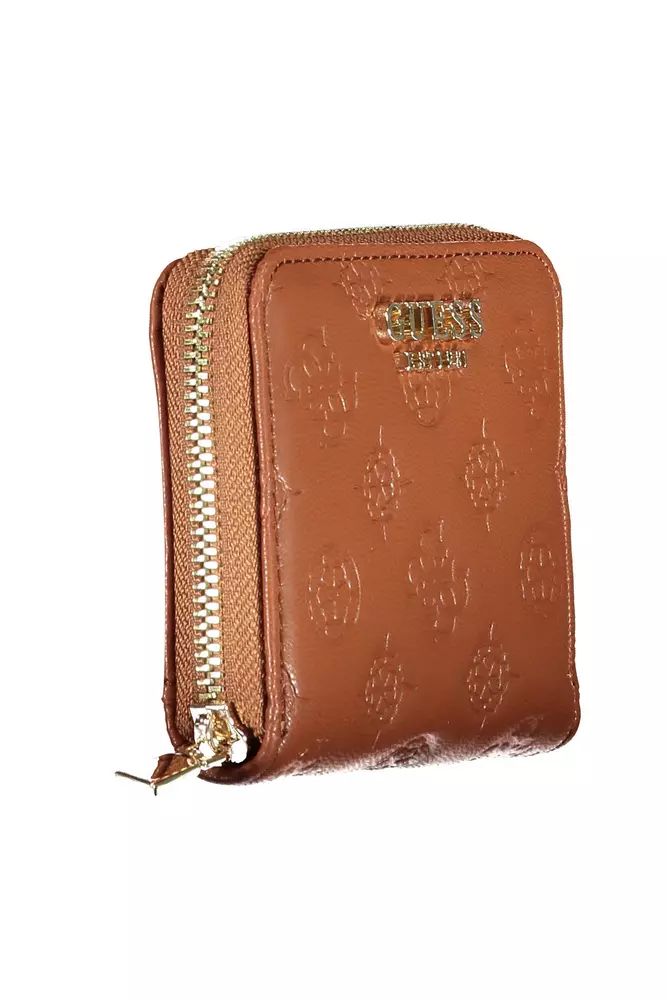 Guess Jeans Brown Polyethylene Wallet