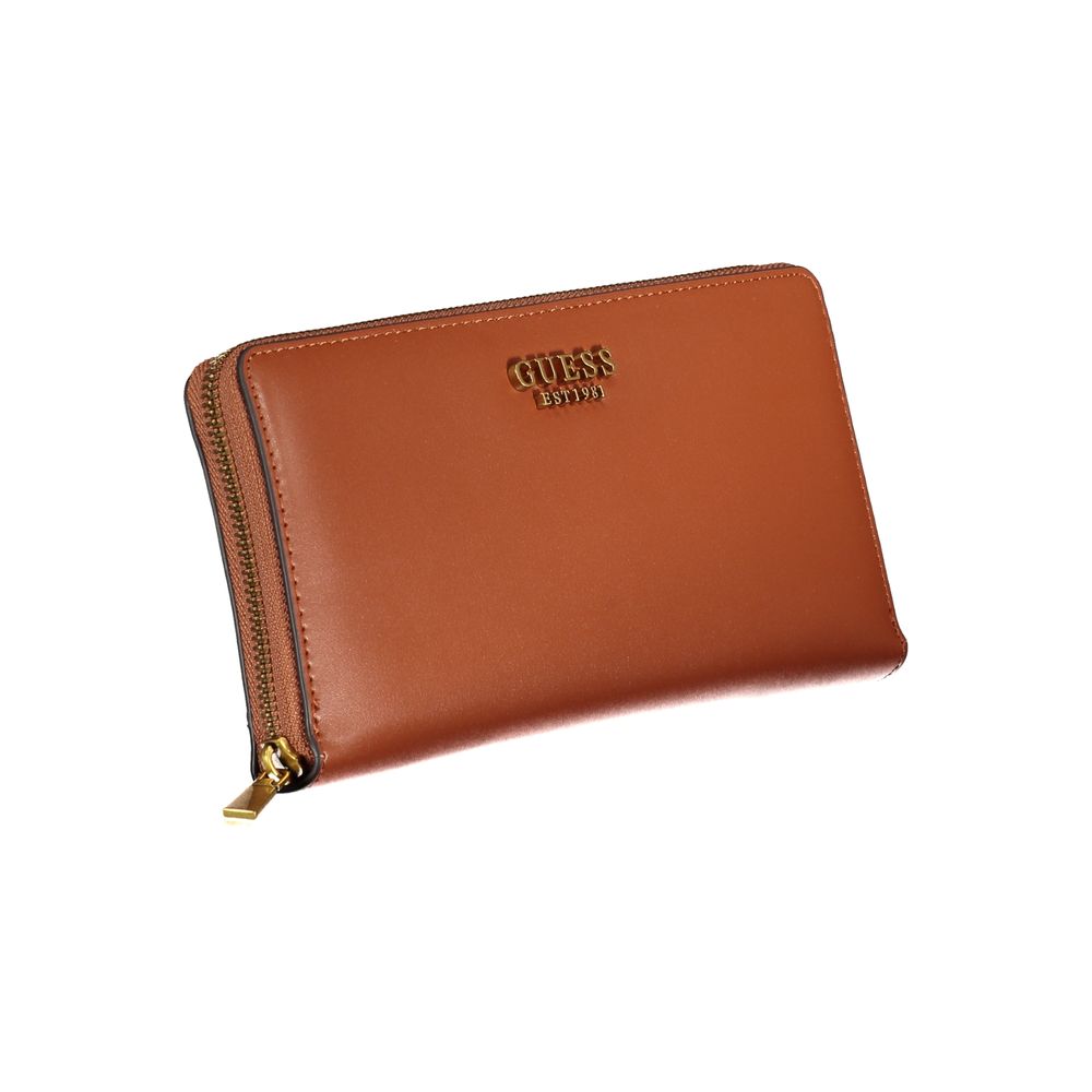 Guess Jeans Brown Polyethylene Wallet