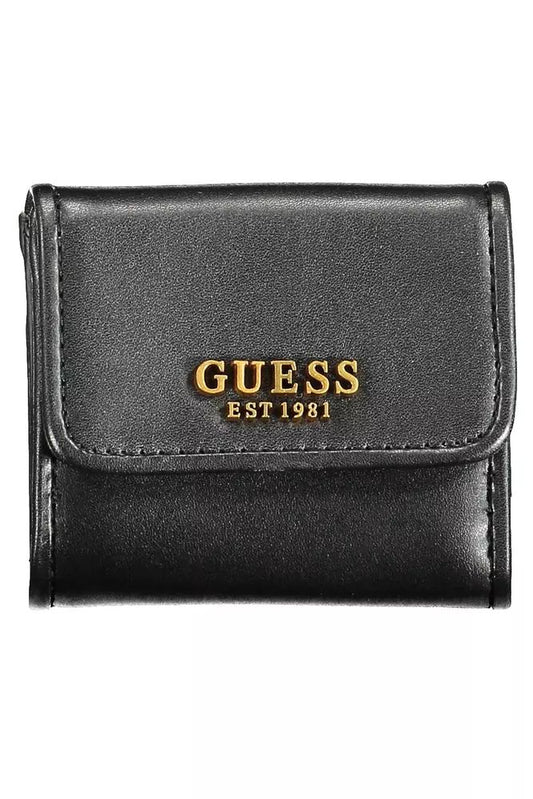 Guess Jeans Black Polyethylene Wallet