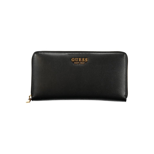 Guess Jeans Black Polyethylene Wallet