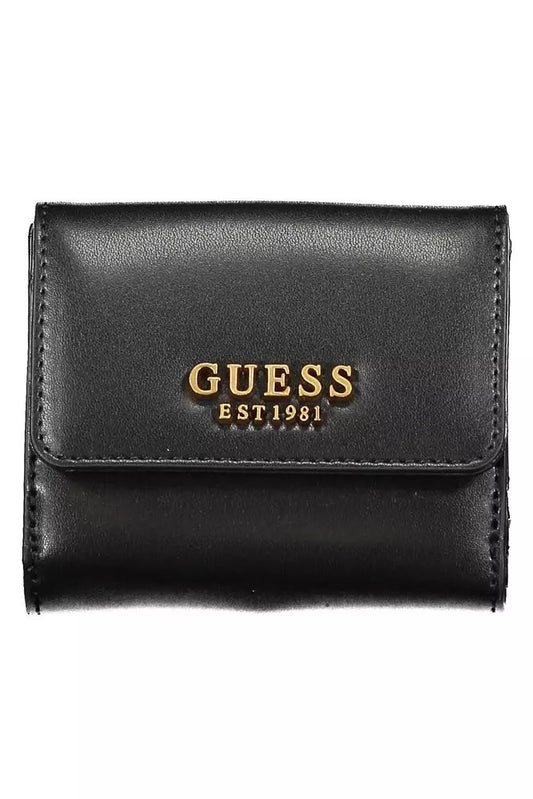 Guess Jeans Black Polyethylene Wallet