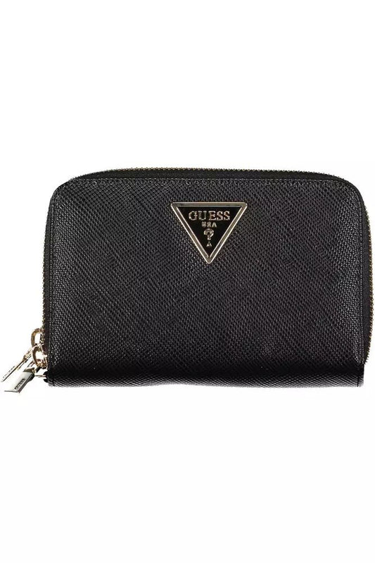 Guess Jeans Black Polyethylene Wallet