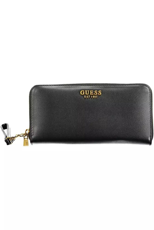 Guess Jeans Black Polyethylene Wallet