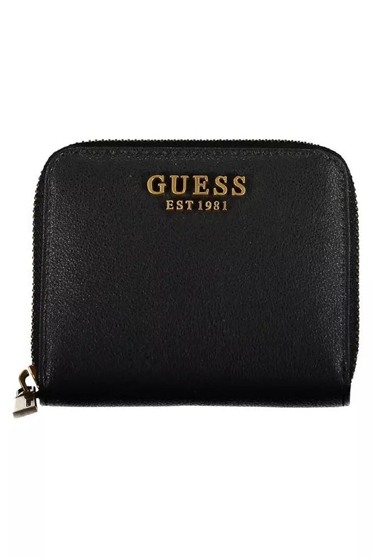 Guess Jeans Black Polyethylene Wallet