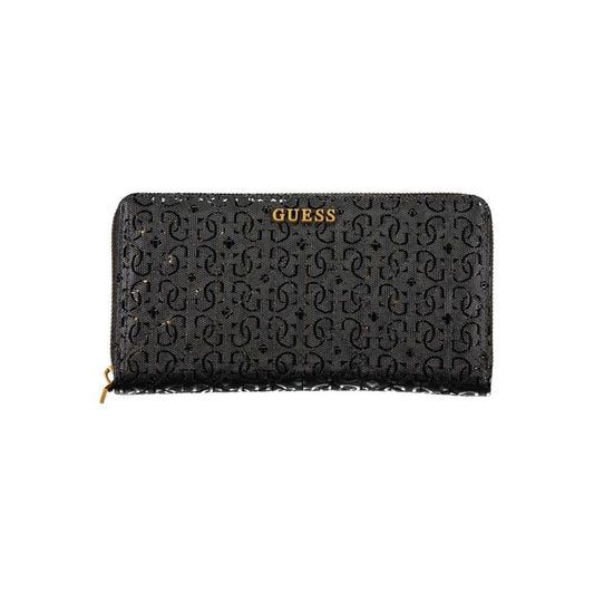 Guess Jeans Black Polyethylene Wallet