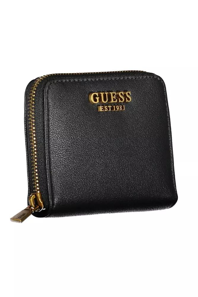 Guess Jeans Black Polyethylene Wallet