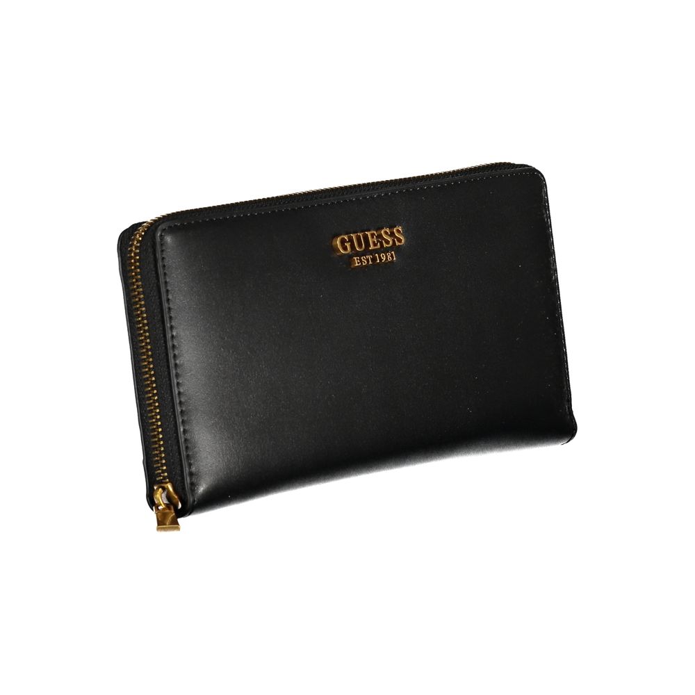 Guess Jeans Black Polyethylene Wallet