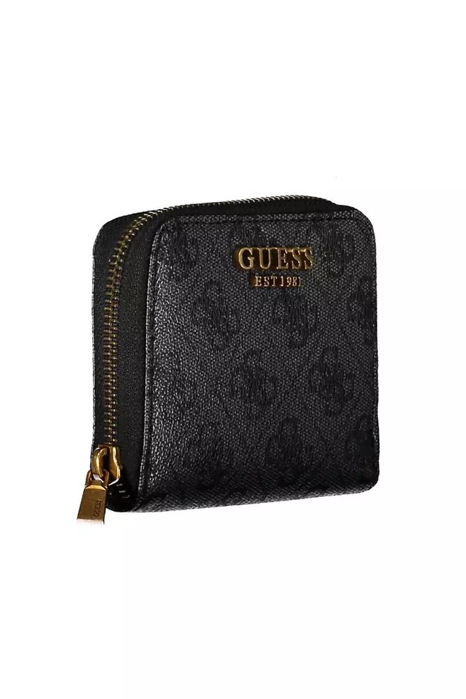 Guess Jeans Black Polyethylene Wallet