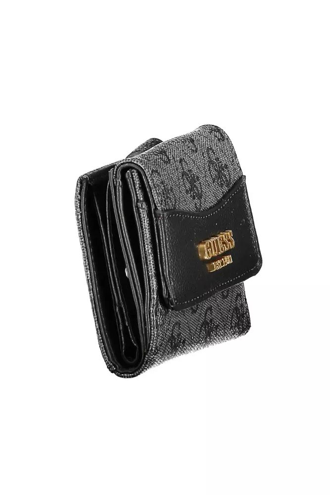 Guess Jeans Black Polyethylene Wallet