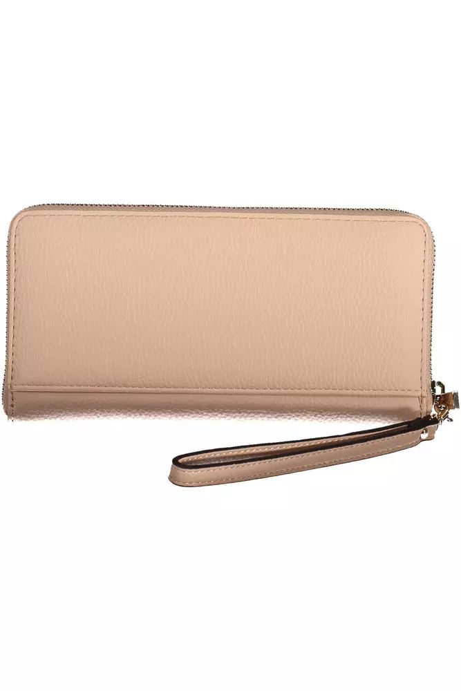 Guess Jeans Pink Polyethylene Wallet