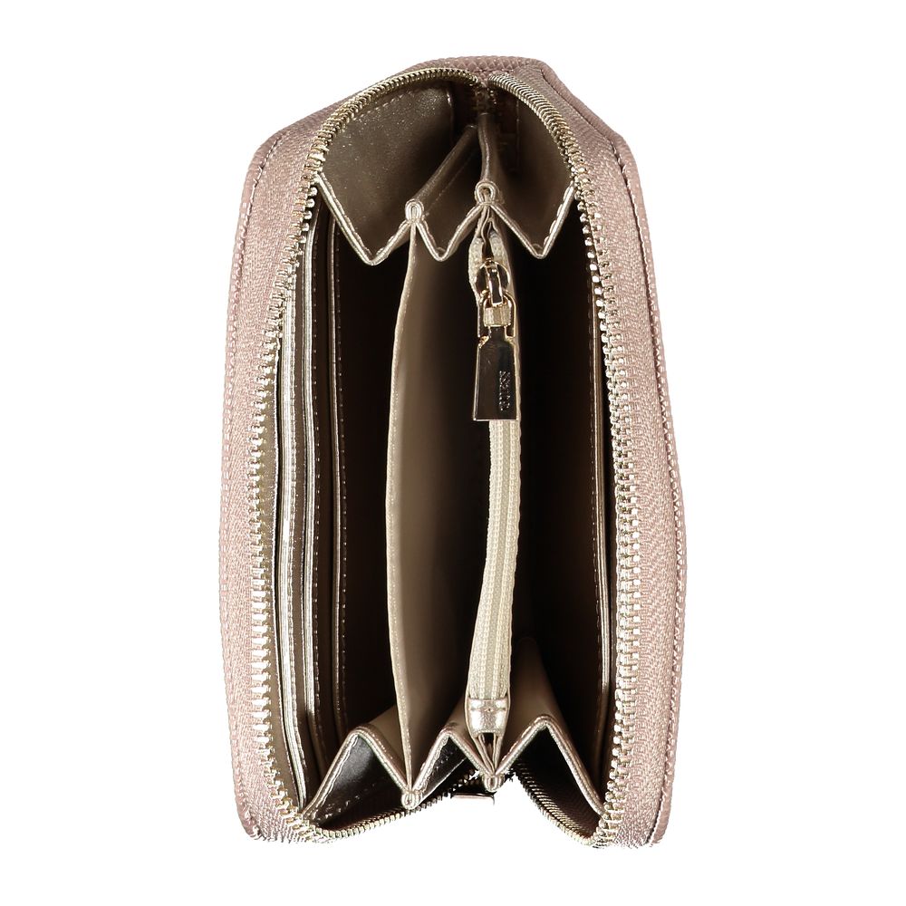Guess Jeans Pink Polyethylene Wallet