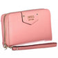 Guess Jeans Pink Polyethylene Wallet