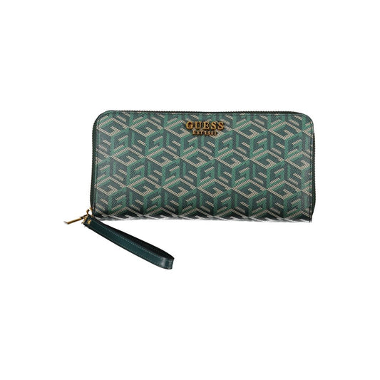 Guess Jeans Green Polyethylene Wallet