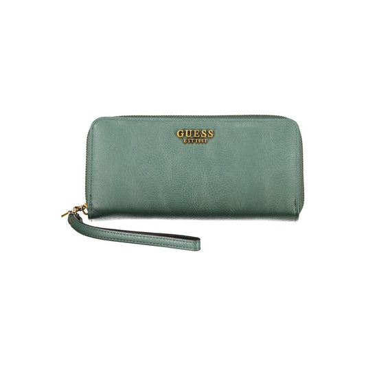 Guess Jeans Green Polyethylene Wallet