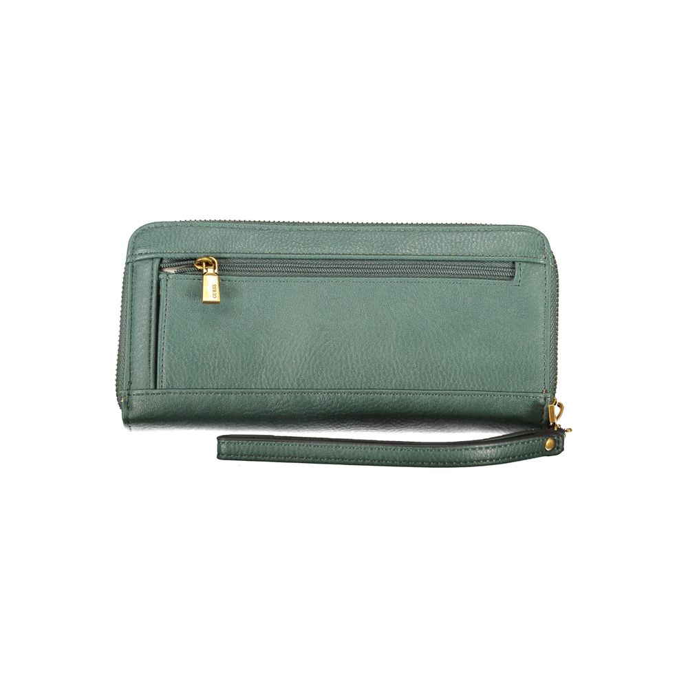 Guess Jeans Green Polyethylene Wallet