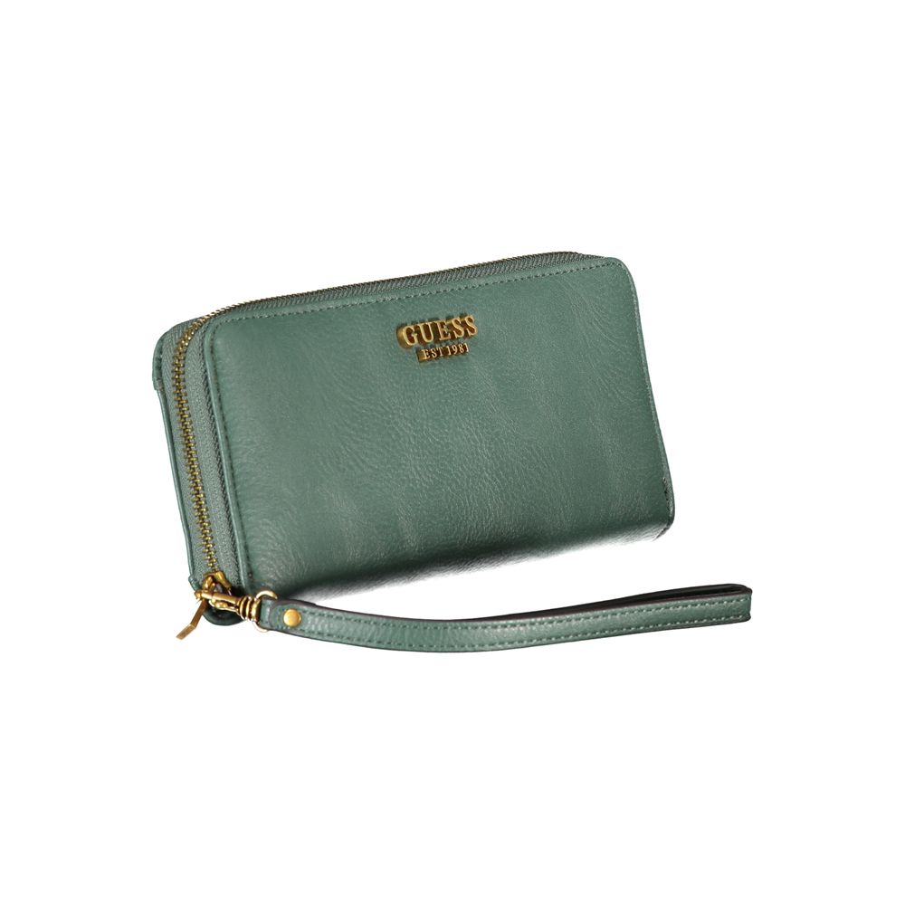 Guess Jeans Green Polyethylene Wallet