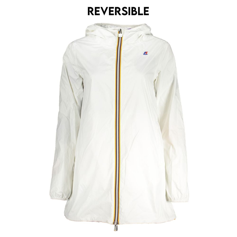 K-WAY White Polyester Jackets & Coat