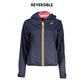 K-WAY Blue Polyamide Jackets & Coat