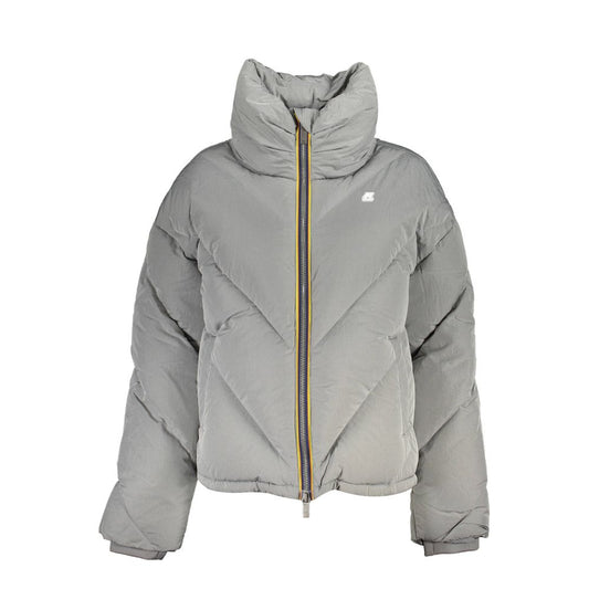 K-WAY Gray Polyester Jackets & Coat