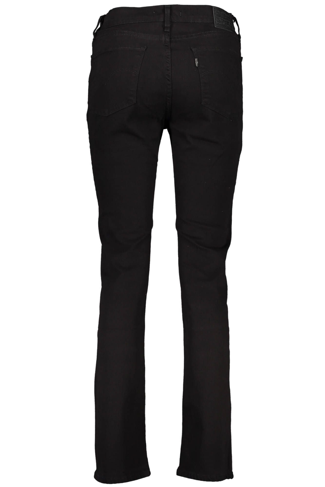 Levi's Black Cotton Jeans & Pant