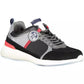 North Sails Black Leather Sneaker