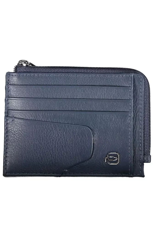 Piquadro Blue Leather Wallet