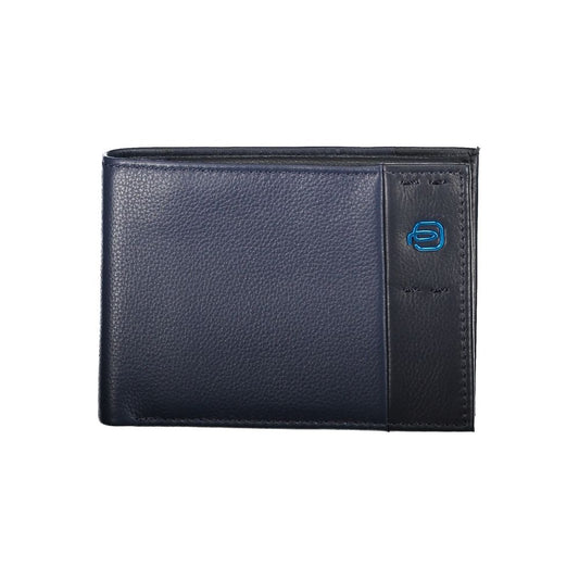 Piquadro Blue Leather Wallet