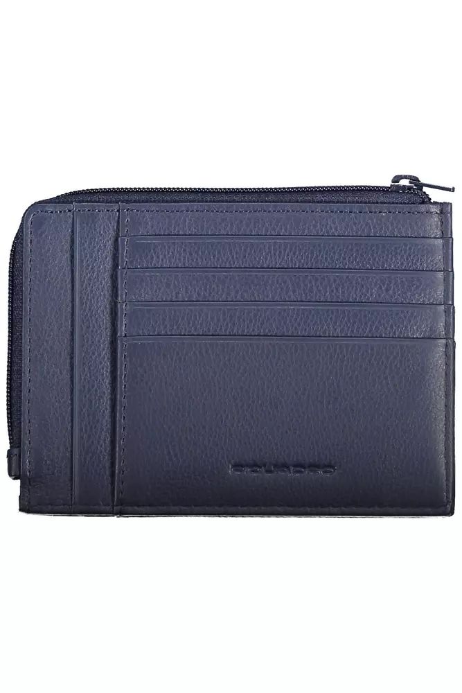 Piquadro Blue Leather Wallet