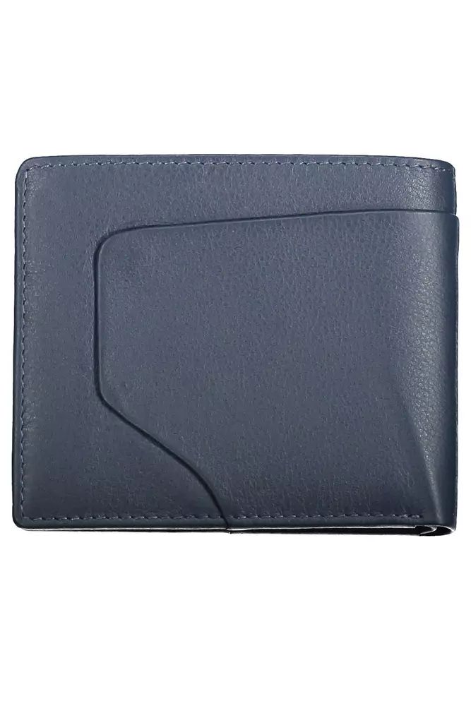 Piquadro Blue Leather Wallet