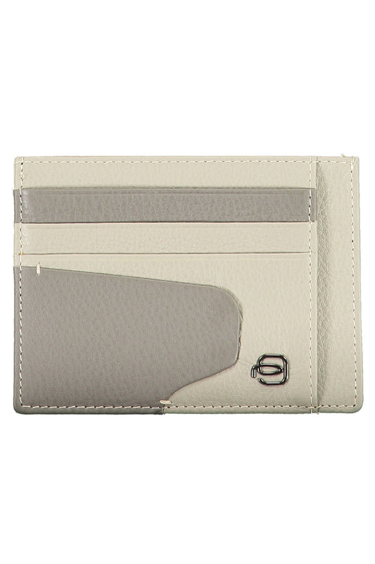 Piquadro Gray Leather Wallet