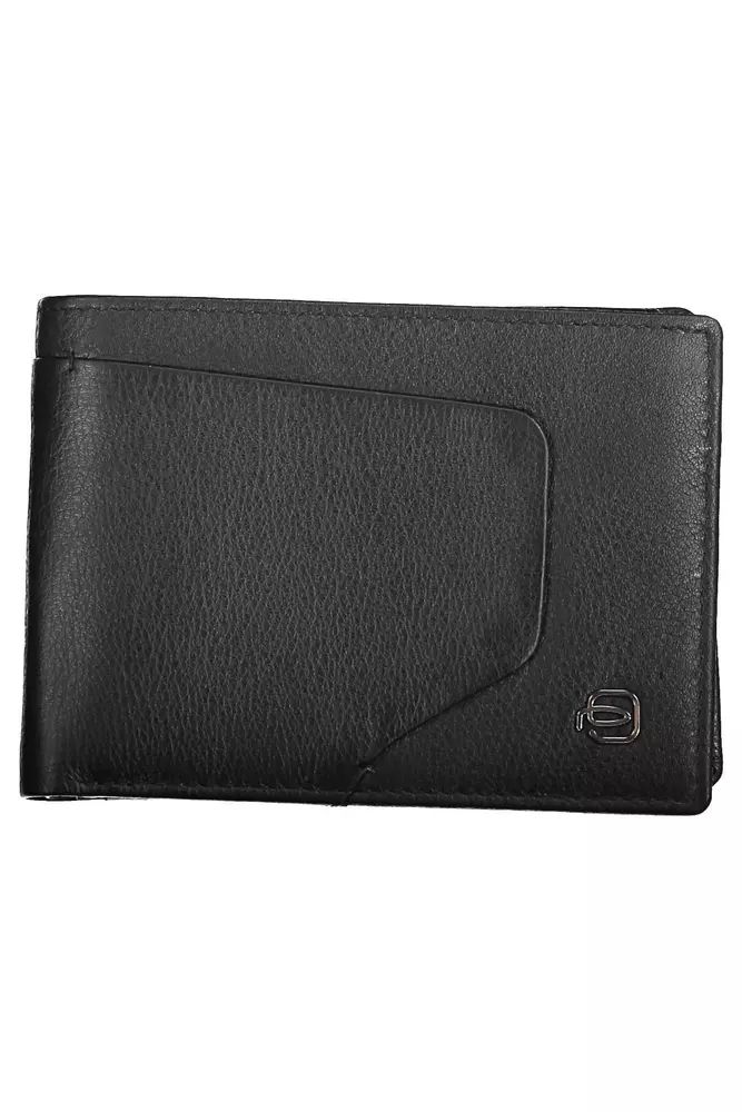 Piquadro Black Leather Wallet