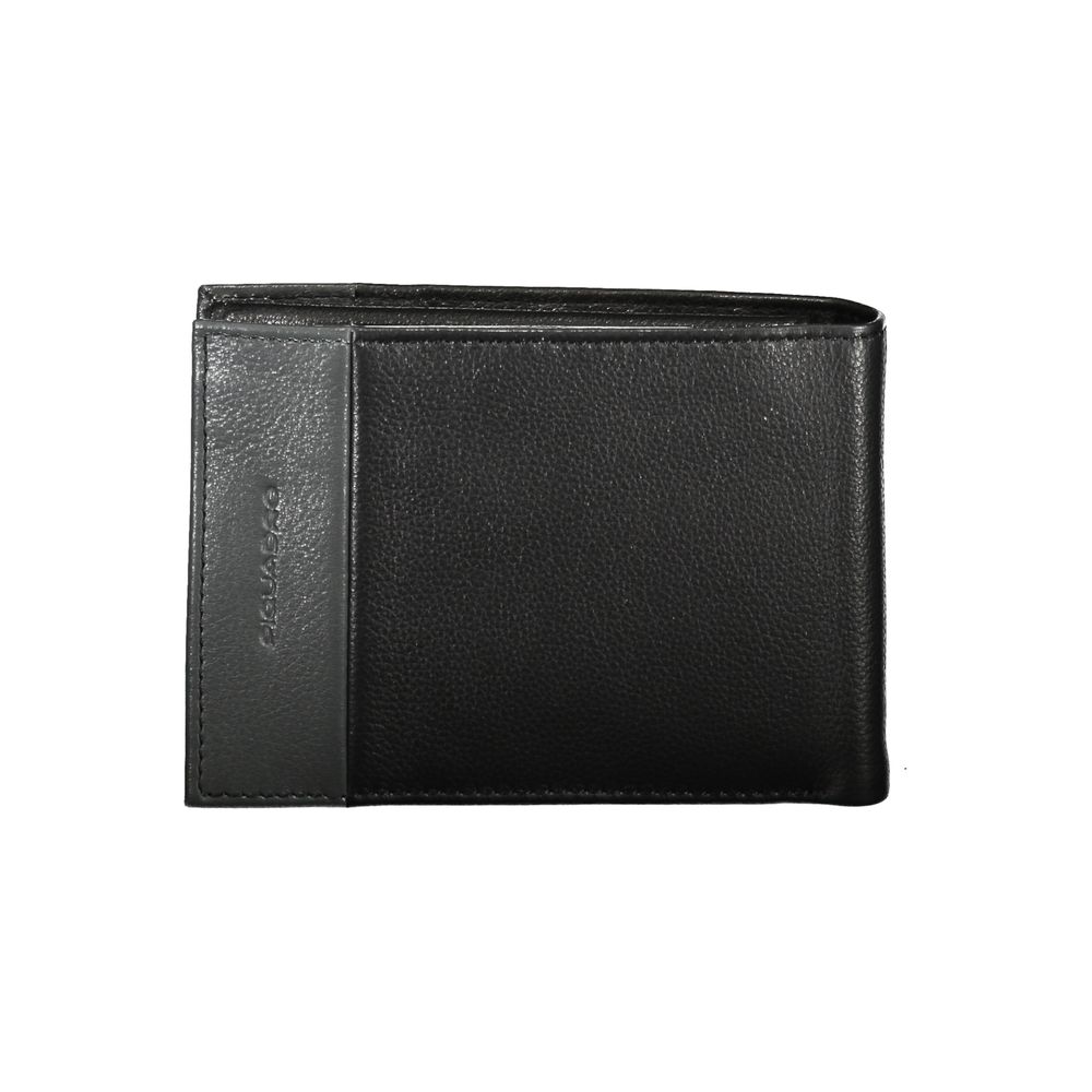 Piquadro Black Leather Wallet