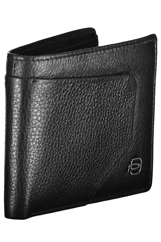 Piquadro Black Leather Wallet