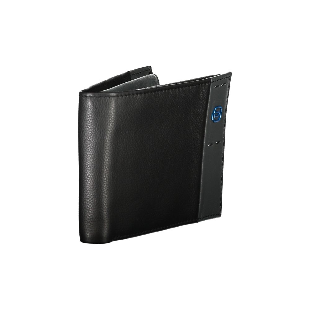 Piquadro Black Leather Wallet