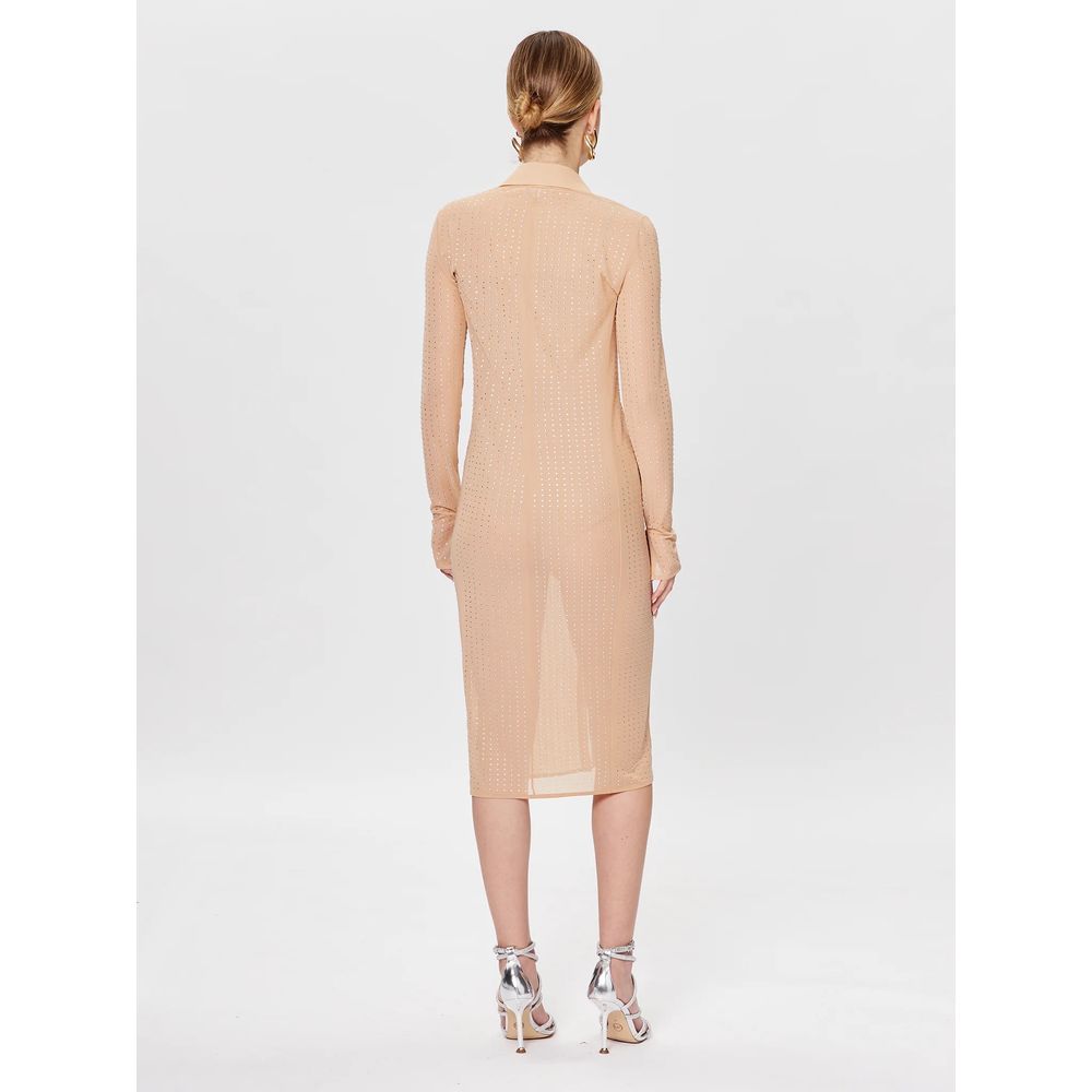 Patrizia Pepe Beige Polyester Dress