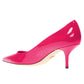 Dolce & Gabbana Fuchsia Leather Di Calfskin Pump