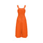 PINKO Orange Cotton Dress