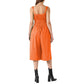 PINKO Orange Cotton Dress