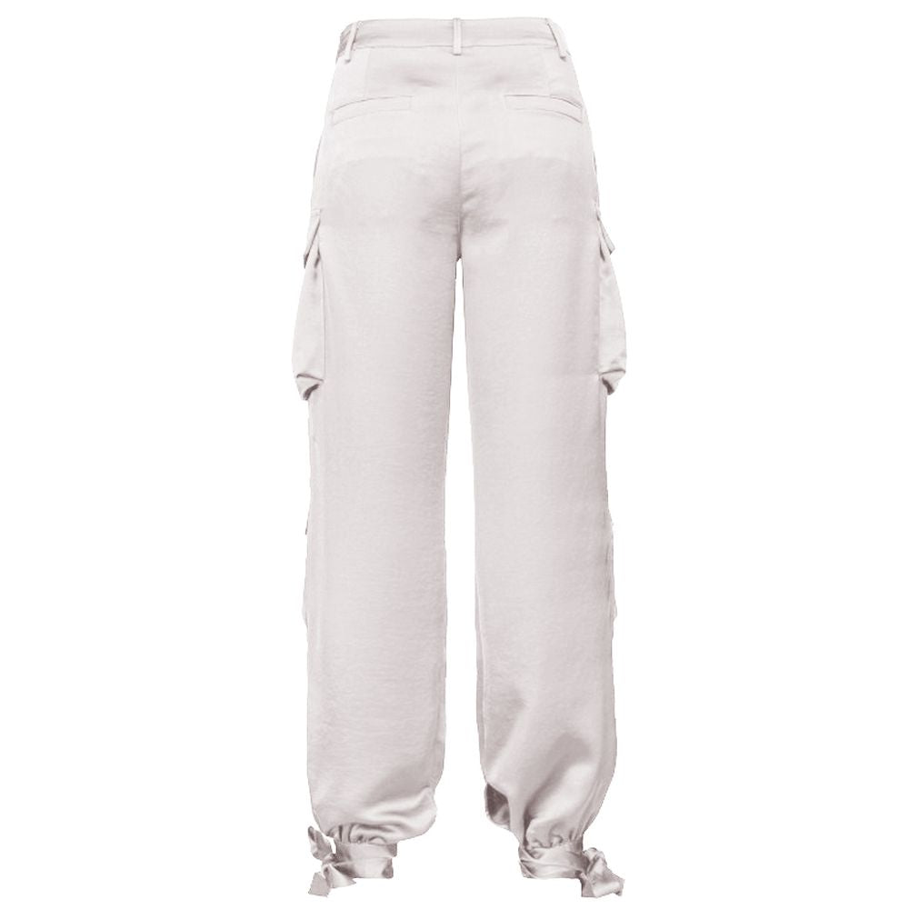 PINKO White Polyester Jeans & Pant