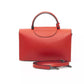 Baldinini Trend Radiant Red Leather Shoulder Bag