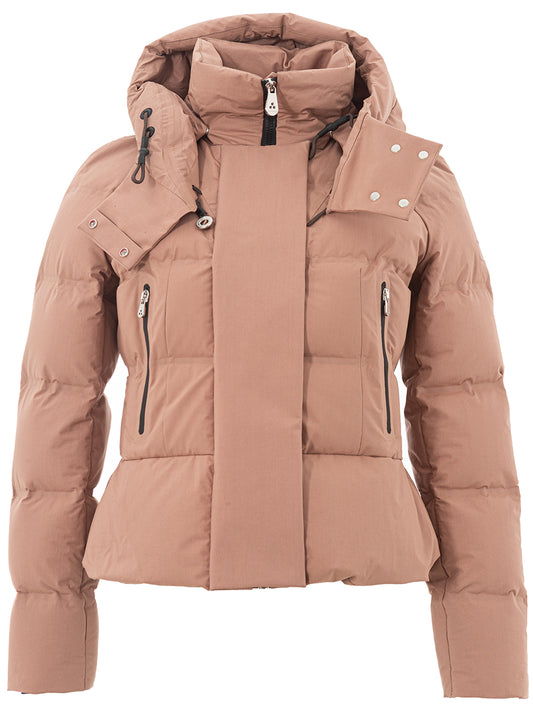 Peuterey Light Pink Puffy Quilted Jacket