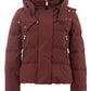 Peuterey Burgundy Quilted Jacket