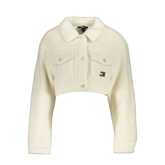 Tommy Hilfiger White Polyester Jackets & Coat