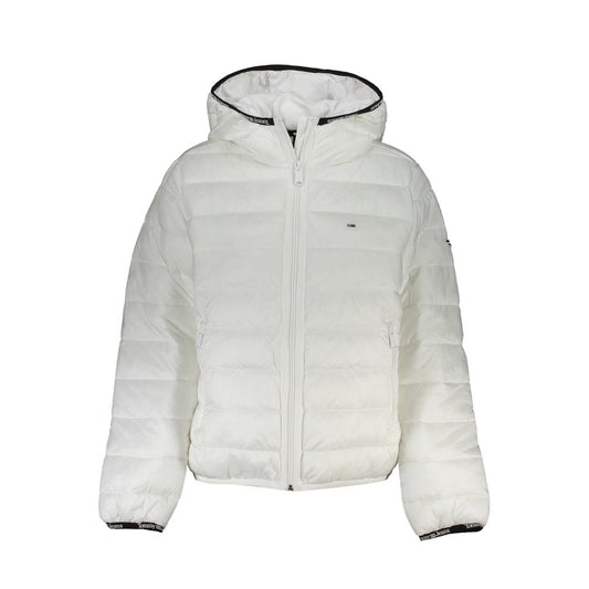 Tommy Hilfiger White Polyester Jackets & Coat