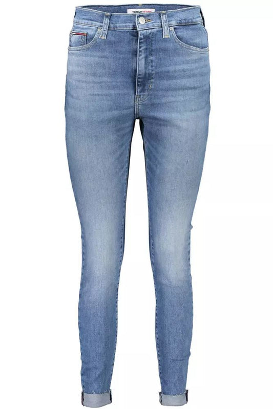 Tommy Hilfiger Light Blue Cotton Jeans & Pant