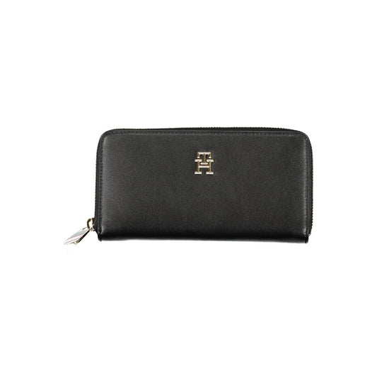 Tommy Hilfiger Black Polyester Wallet