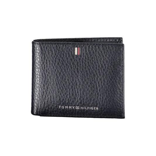 Tommy Hilfiger Blue Leather Wallet