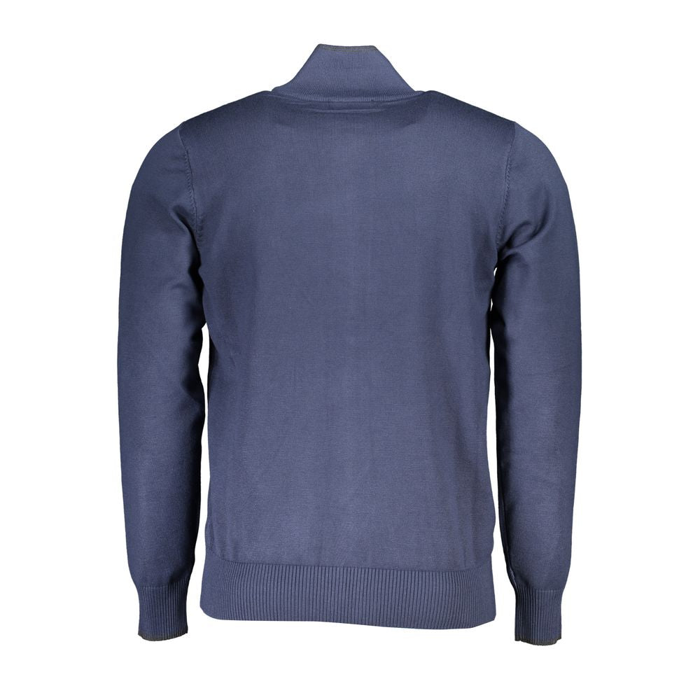 U.S. Grand Polo Blue Nylon Sweater