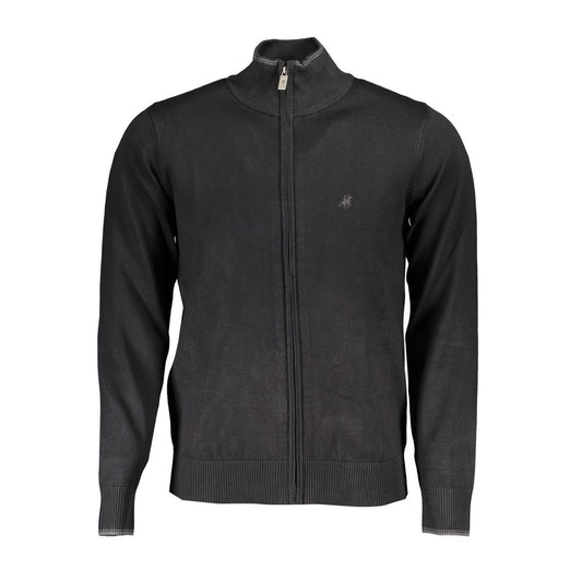 U.S. Grand Polo Black Nylon Sweater
